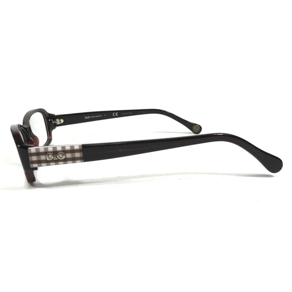 Dolce & Gabbana Petite Eyeglasses Frames DG1206 1839 Brown Square 48-16-130